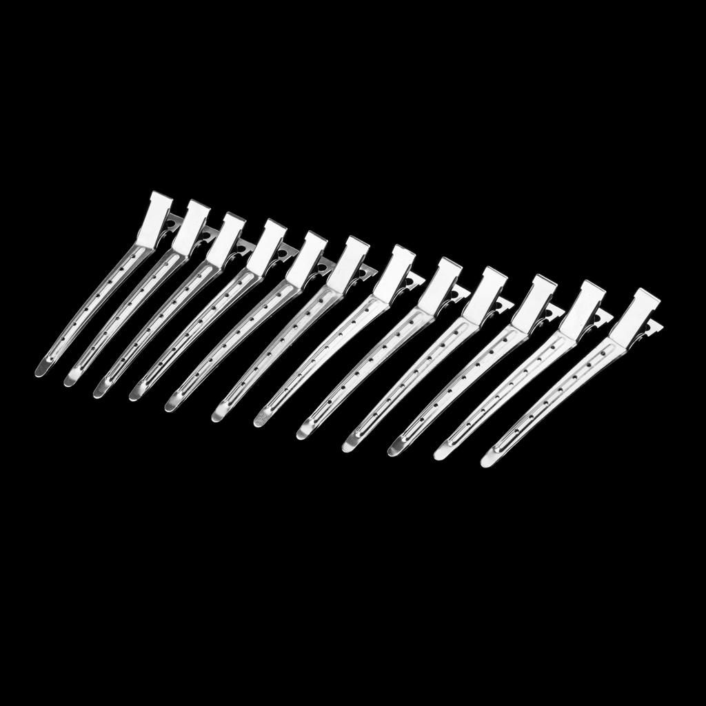 12Pcs/Set Hairdressing Salon Sectioning Clamp Duck Hair Clip Hairpin