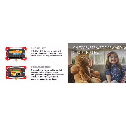 Jr. Kids Educational Tablet 1GB  RAM - Wifi And Bluetooth Plus Red Pouch