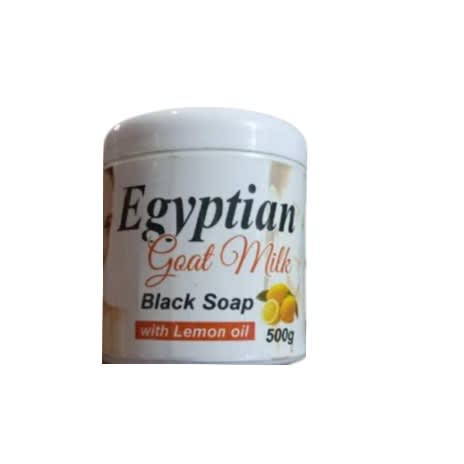 Egyptian Goat Milk Black Soap - 500g - 3 Pieces