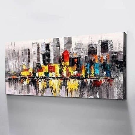 Abstract City Canvas 1