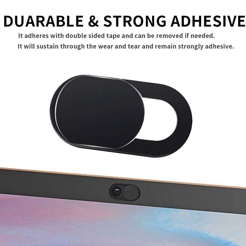 Laptop Webcam Cover Slide 12 Pack, Ultra Thin Laptop Camera Cover Slide For , IPhone, Computer, Laptop, Dell, PC Black
