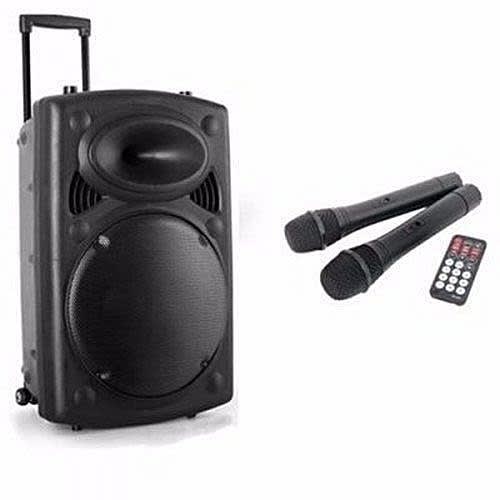 Rechargeable Bluetooth Public Address System With Wireless Microphones