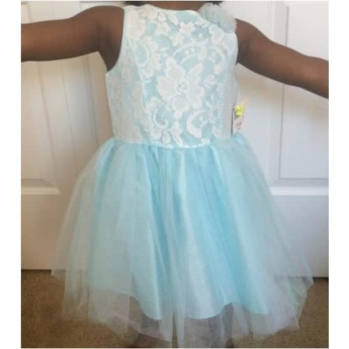 Holiday Editions Lace Bodice Tutu Dress - Powder Blue