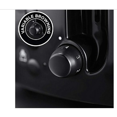 2 Slice Toaster - Black