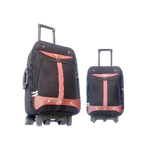 Multipurpose Luggage Boxes -Set Of 2 - Black