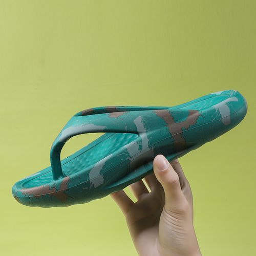 Men's Fashion Sandals Platform Flip-Flops Green