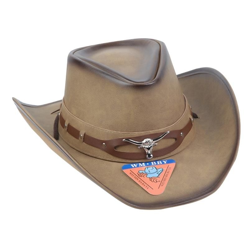 Stylish Cowboy Hat with Moisture Wicking Sweatband Great for Beach and Pools Indoor Outdoor Traveling Hiking