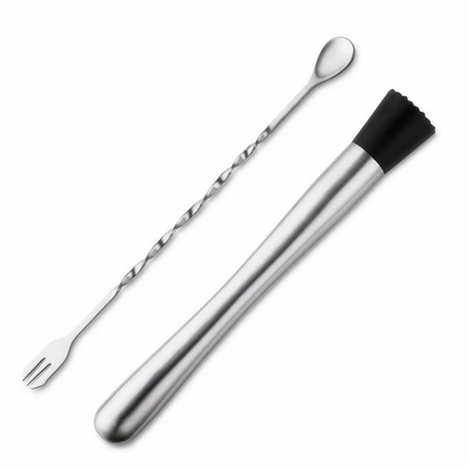 6pcs Cocktail Set Boston Shaker Mixer Stainless Steel Drink