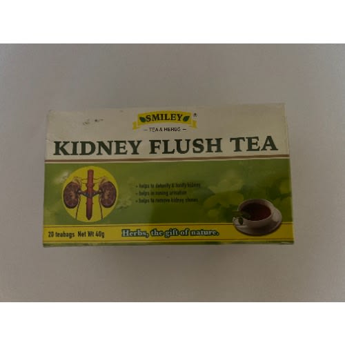 Smiley Kidney Flush Herbal Remedy Tea - 20 Teabags