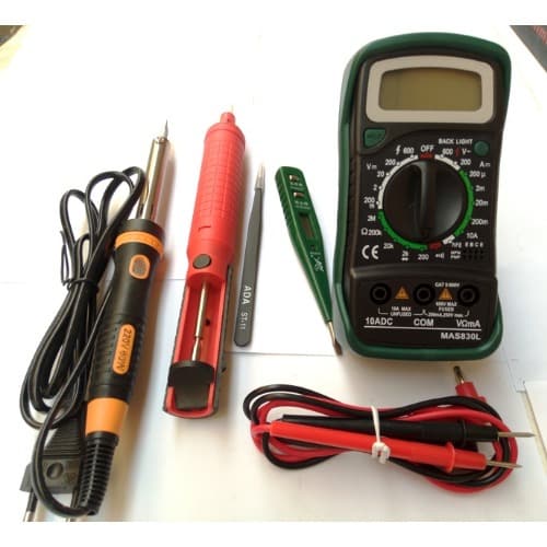 Digital Multimeter With Probes - Mas830l+ Bundle