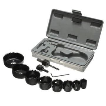 11pcs-Hole Saw Kit Wood Metal Cutting Drilling Tools Set