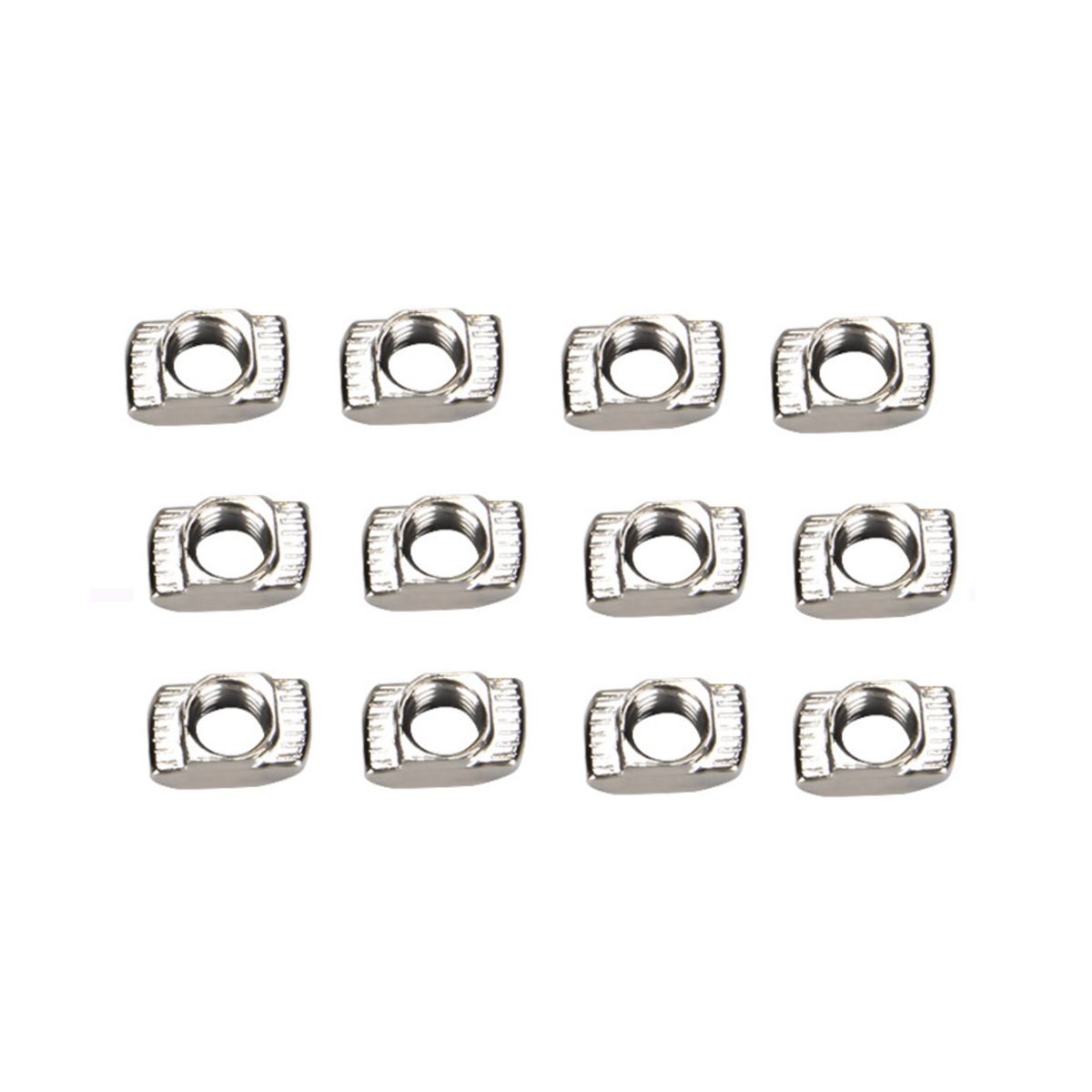 200 Pieces 2020 Series T Nuts T-Slot Nut Hammer Head Fastener -Plated Carbon Steel Sliding T Nuts M5T Nuts