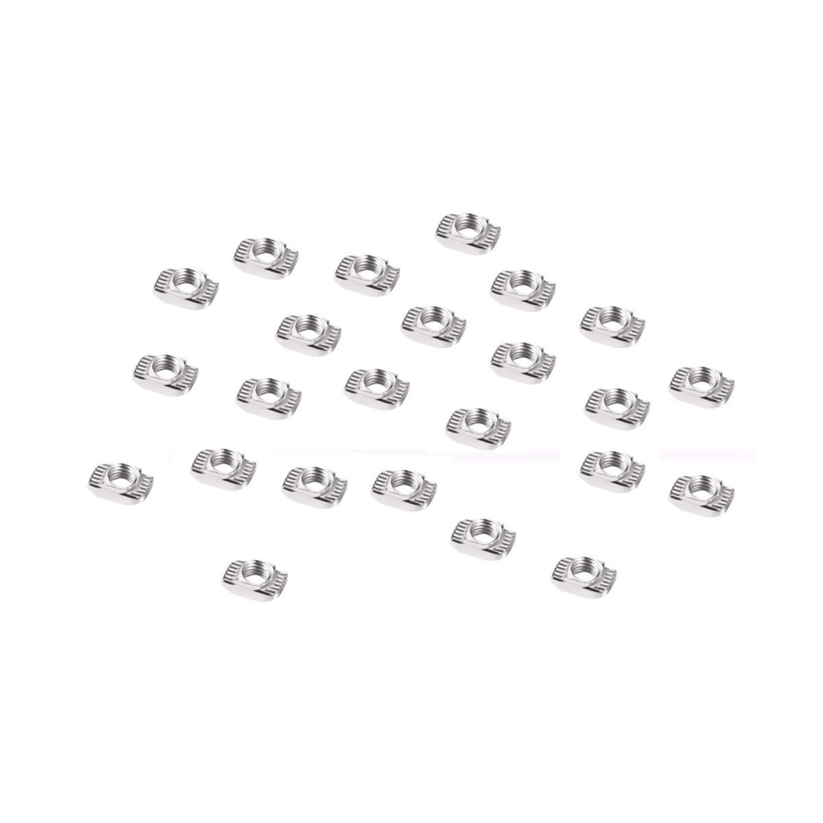 200 Pieces 2020 Series T Nuts T-Slot Nut Hammer Head Fastener -Plated Carbon Steel Sliding T Nuts M5T Nuts