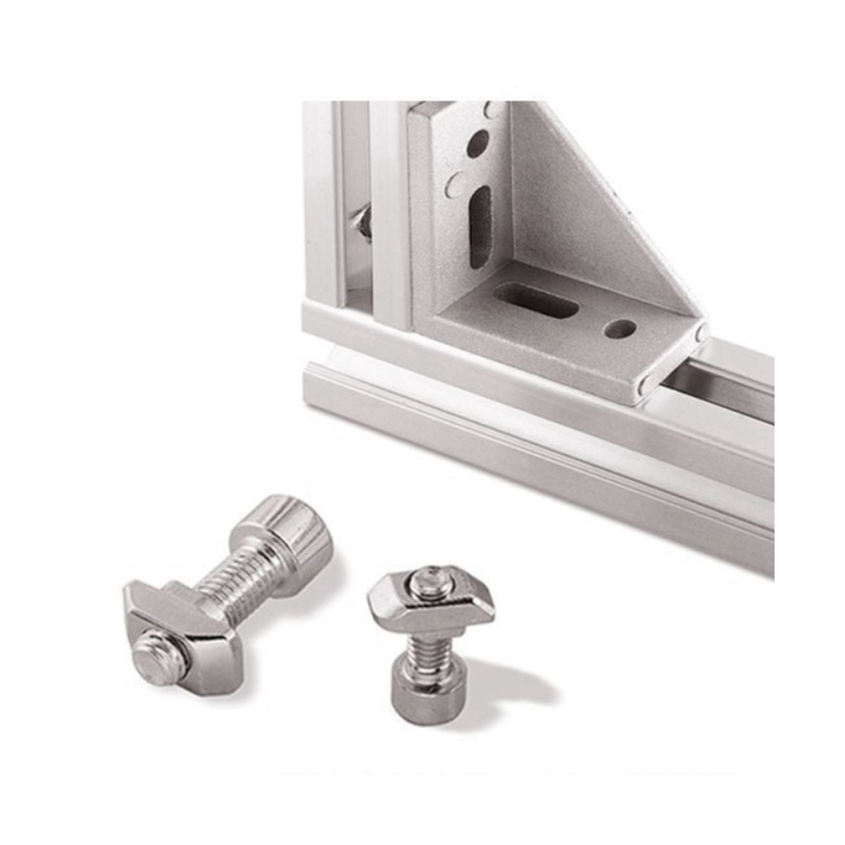 200 Pieces 2020 Series T Nuts T-Slot Nut Hammer Head Fastener -Plated Carbon Steel Sliding T Nuts M5T Nuts