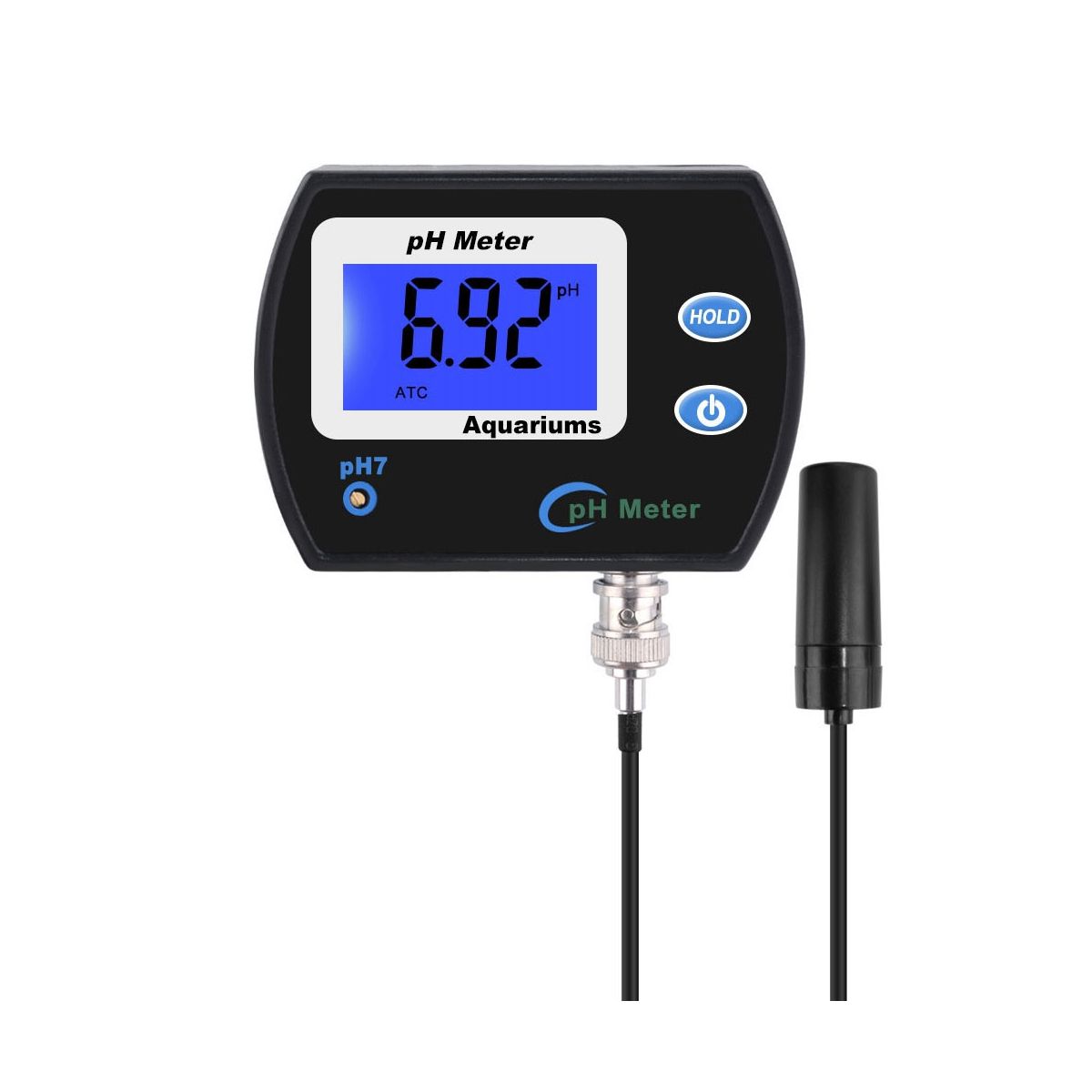 Accurate PH Meter for Aquarium Multi-Parameter Water Quality Monitor Online PH Monitor Acidometer EU Plug