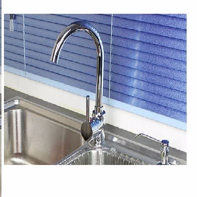 Chrome Copper Single Lever Kitchen Mixer Tap