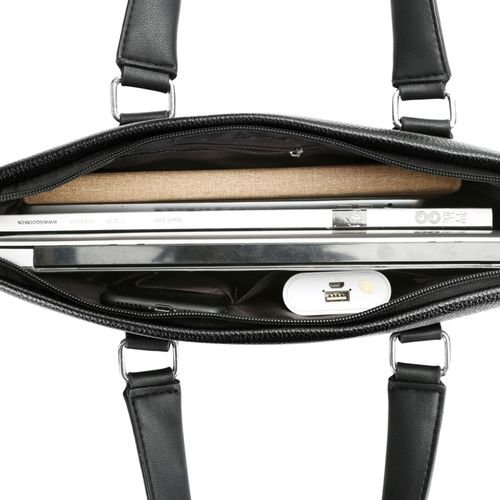 Slim Portable 13 Inches Brown Laptop Bag