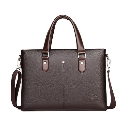 Slim Portable 13 Inches Brown Laptop Bag