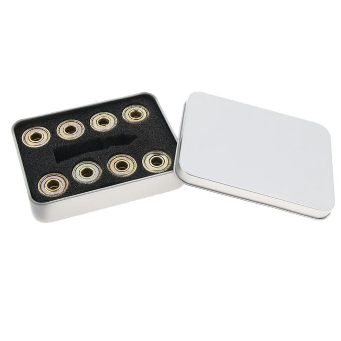 16Pcs 608 ZZ Carbon Steel Bearings For Skateboards, Longboards,