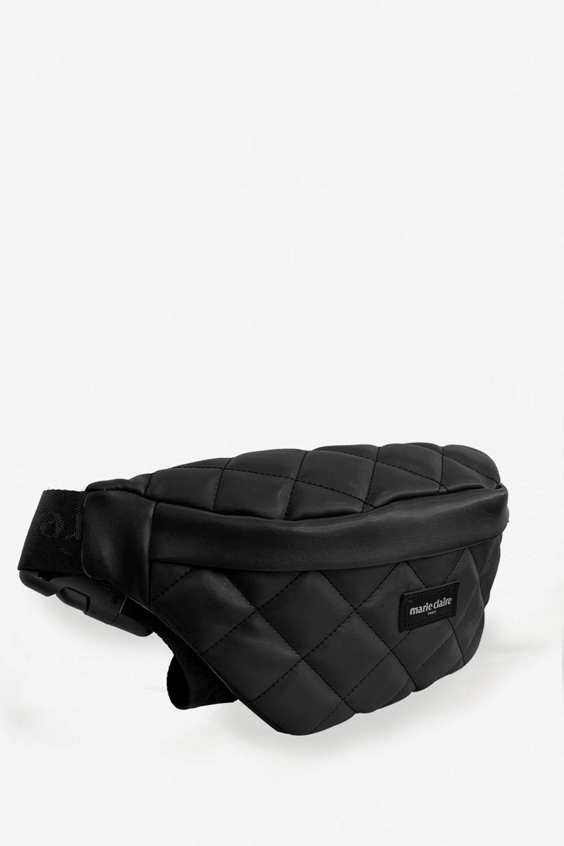 Marie Claire Black Women Quilted Belt Bag Vita MC221105474
