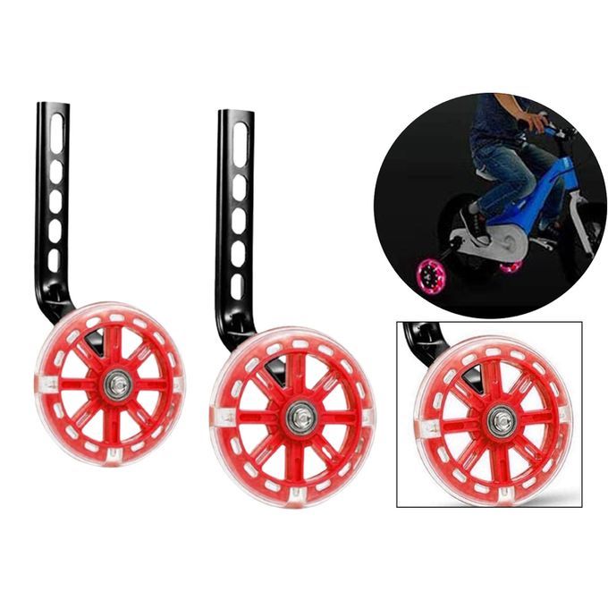 12-20 Inches Kids Bicycle Balance Stabilisers Bike Training Wheels Red