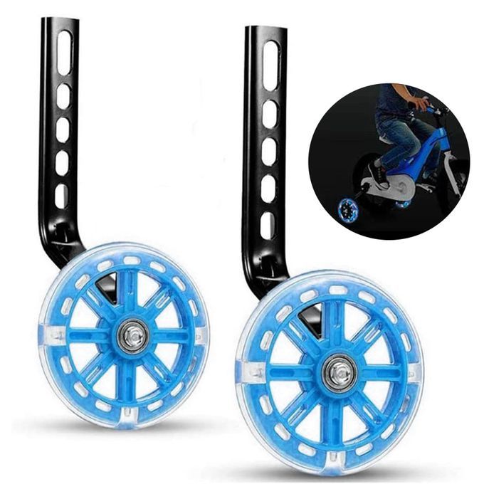 12-20 Inches Kids Bicycle Balance Stabilisers Bike Training Blue