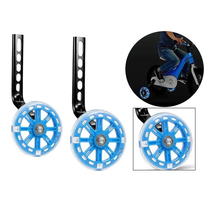 12-20 Inches Kids Bicycle Balance Stabilisers Bike Training Blue