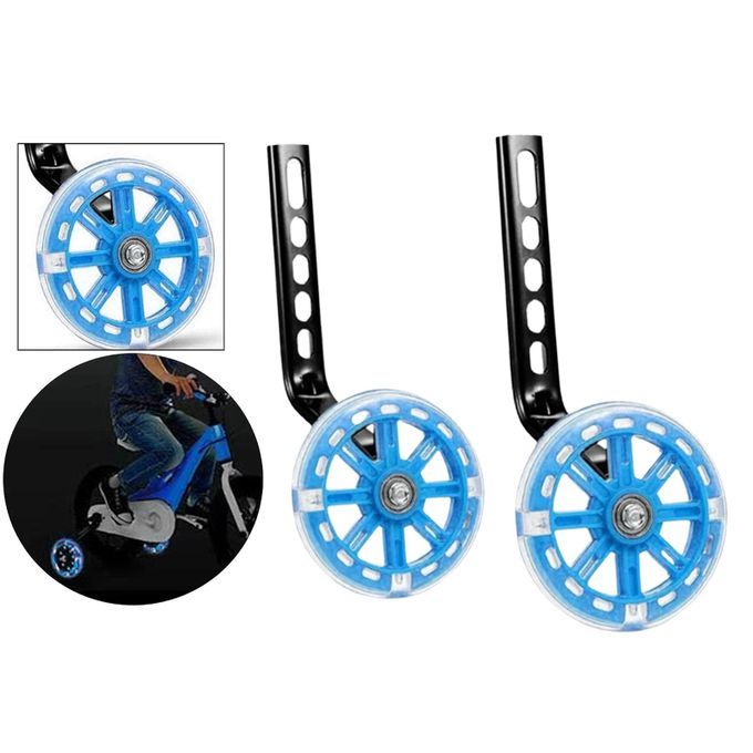 12-20 Inches Kids Bicycle Balance Stabilisers Bike Training Blue