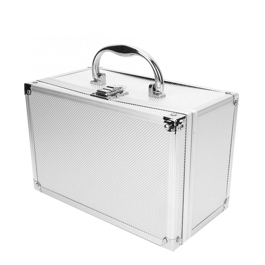 Organizer Aluminum Tools Alloy 230*150*125mm Portable Toolbox Case Box Luggage Instrumentation Suitcase Case Display Travel