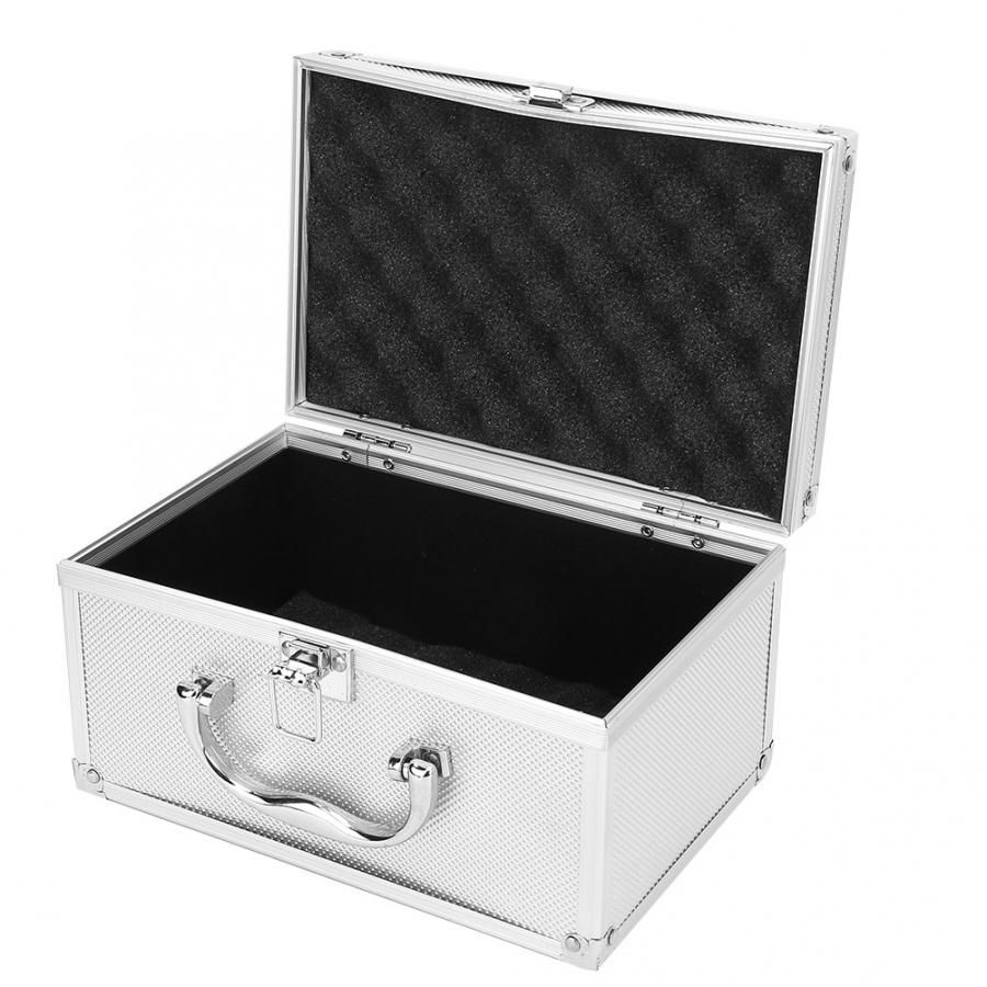 Organizer Aluminum Tools Alloy 230*150*125mm Portable Toolbox Case Box Luggage Instrumentation Suitcase Case Display Travel
