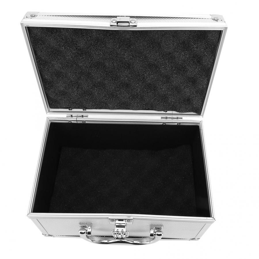 Organizer Aluminum Tools Alloy 230*150*125mm Portable Toolbox Case Box Luggage Instrumentation Suitcase Case Display Travel