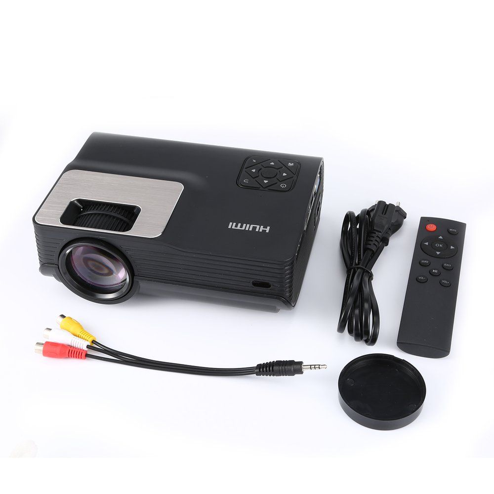 LCD Projector LED Proyector For Home Theater Support Mini Projector Android 6 Black