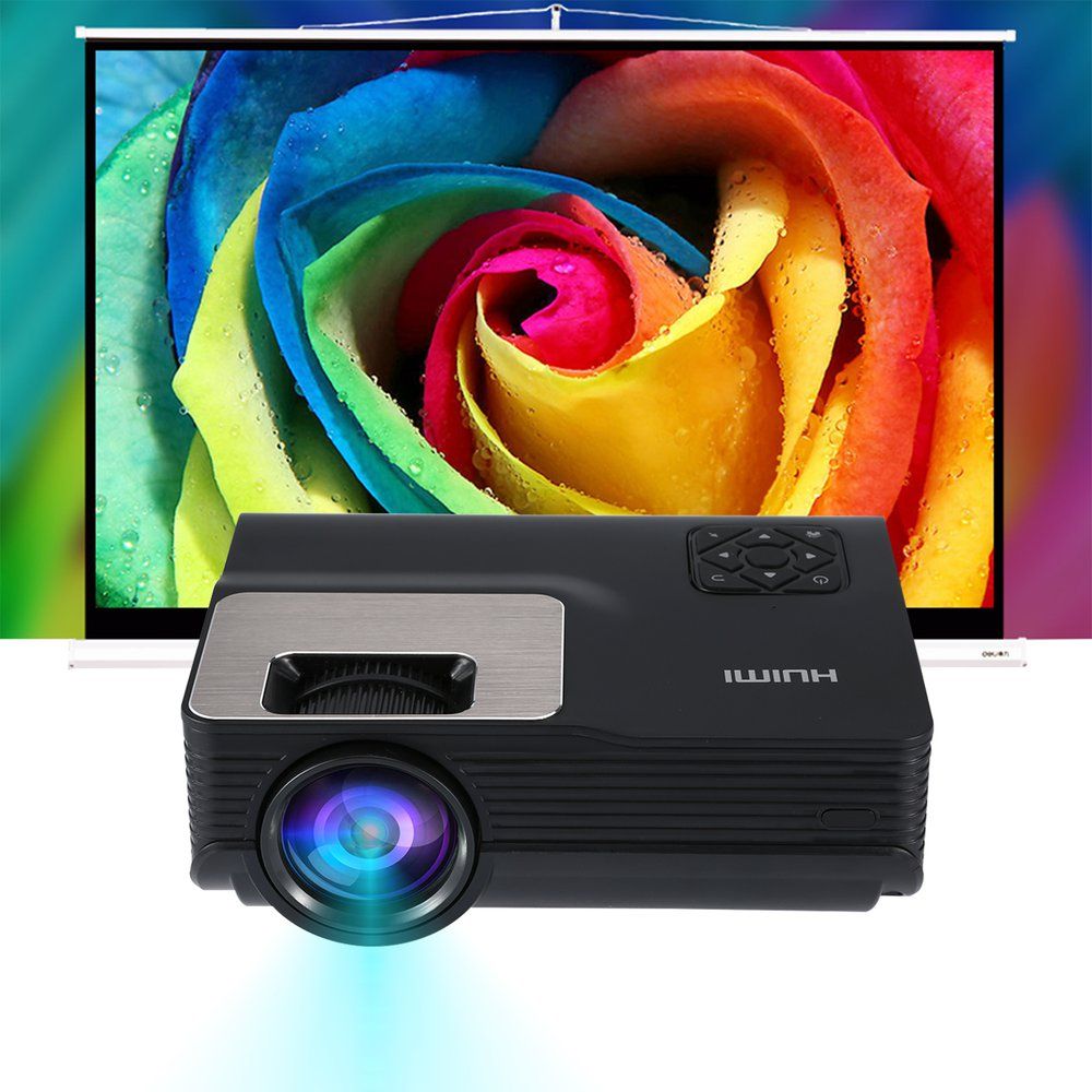 LCD Projector LED Proyector For Home Theater Support Mini Projector Android 6 Black