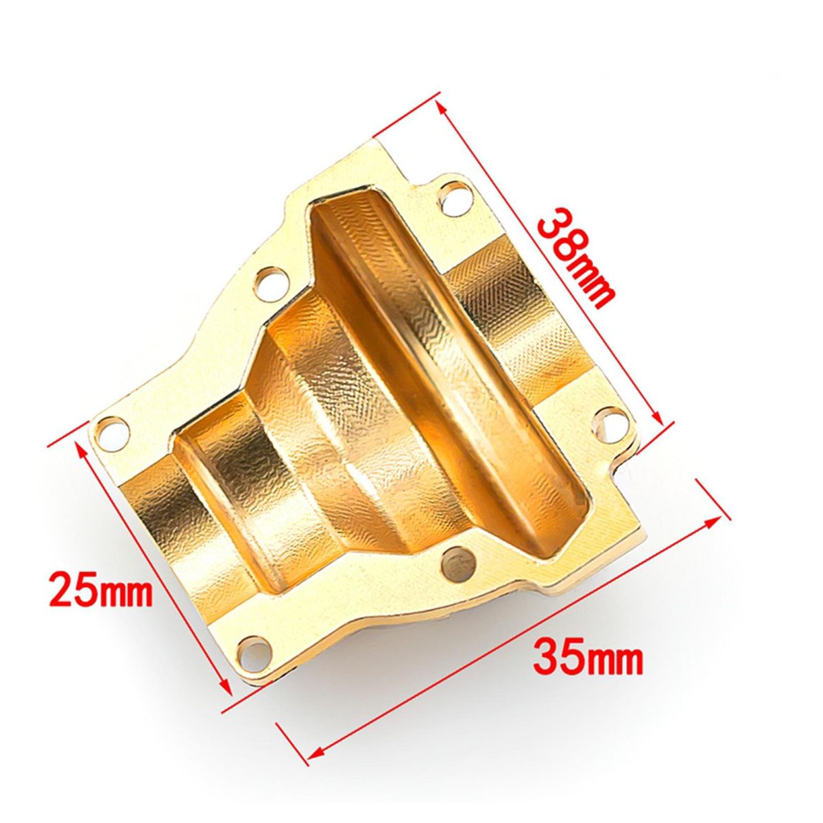 Brass Axle Diff Cover Differential Heavy Weight Replacement for 1/10 Redcat Gen7 GN8 RC Car