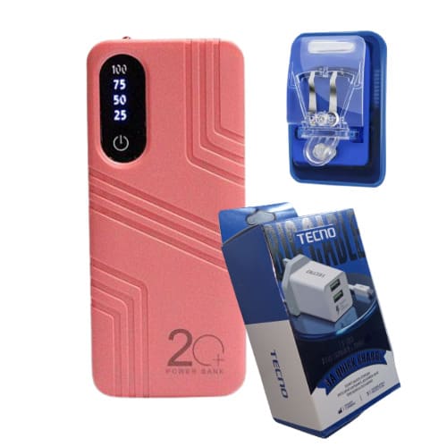 Power Bank 40,000mah With Android And Desktop Fast Chargers