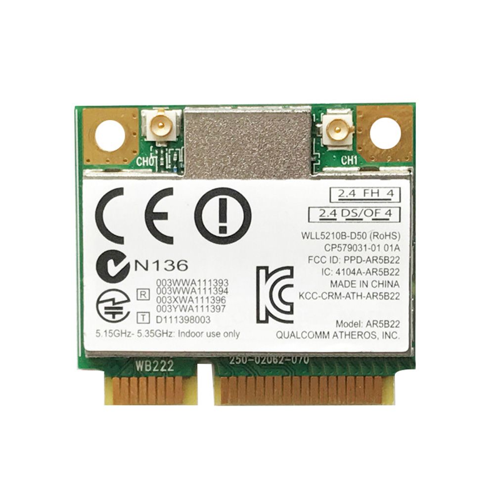 Dual Band 300Mbps Wifi AR5B22 Wireless 802.11a B G N Half