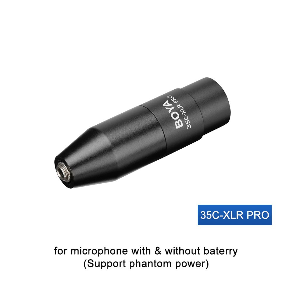 35c-Xlr Pro 3.5mm Trs Mini-Jack Female Microphone Adapter