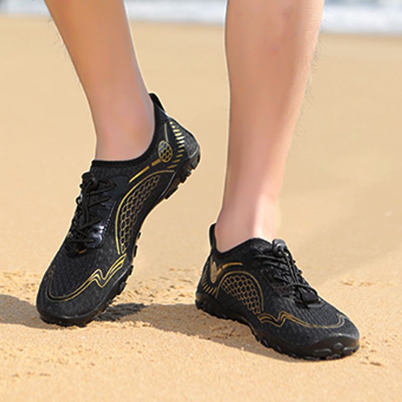Women Five Finger Swimming Wading Shoes Beach Shoes Black