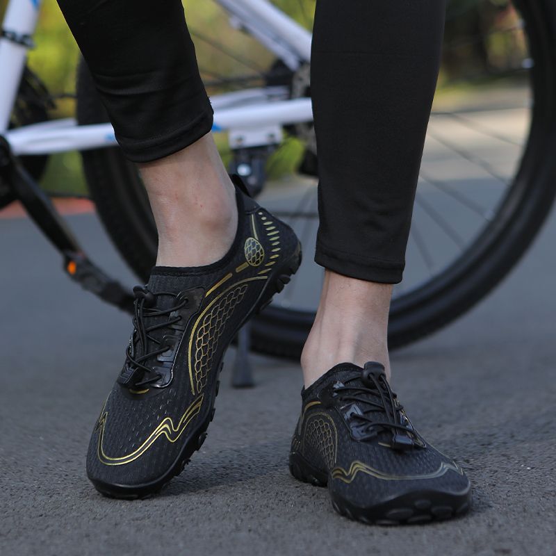 Women Five Finger Swimming Wading Shoes Beach Shoes Black