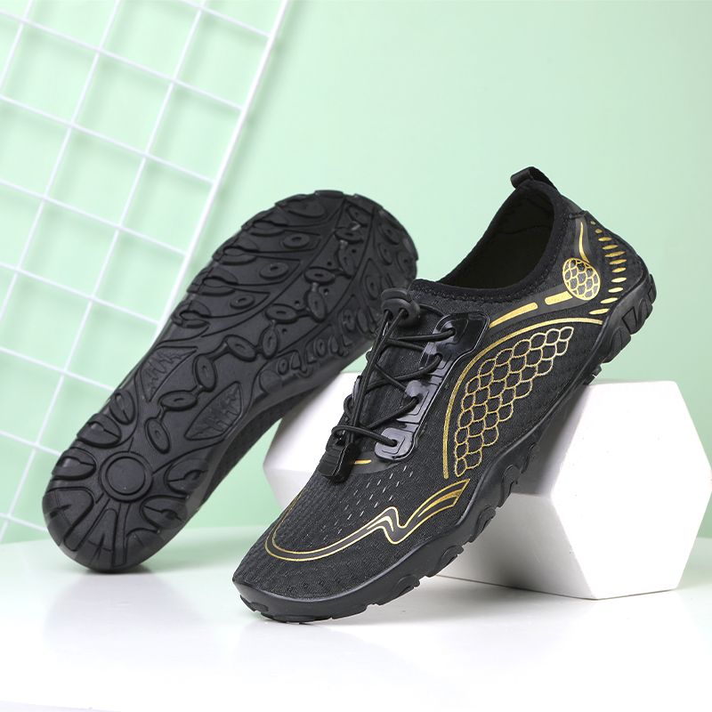 Women Five Finger Swimming Wading Shoes Beach Shoes Black