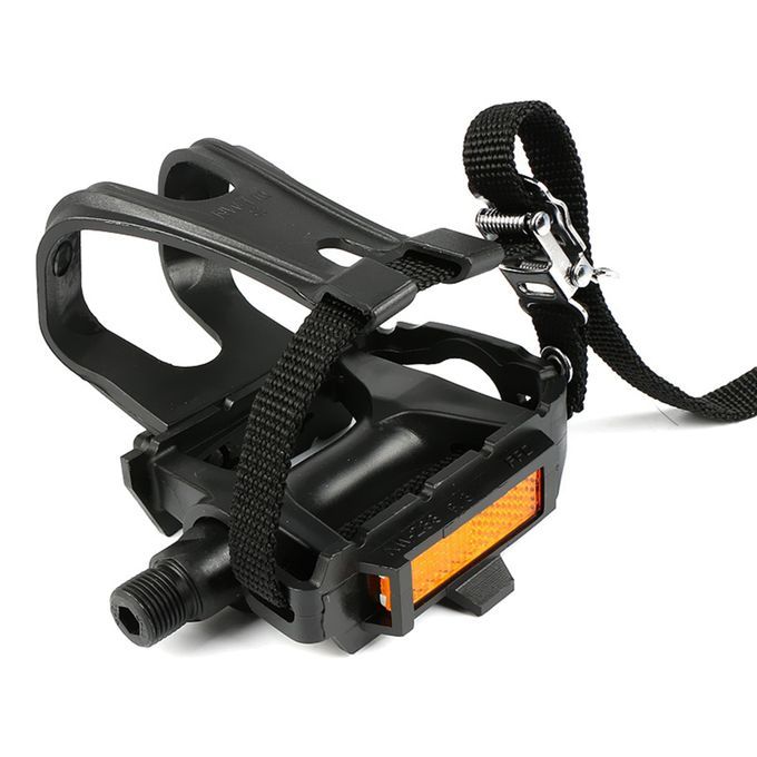 1 Pair Durable Mountain Bicycle Road Bike Pedal Toe Cage/Clip/Strap
