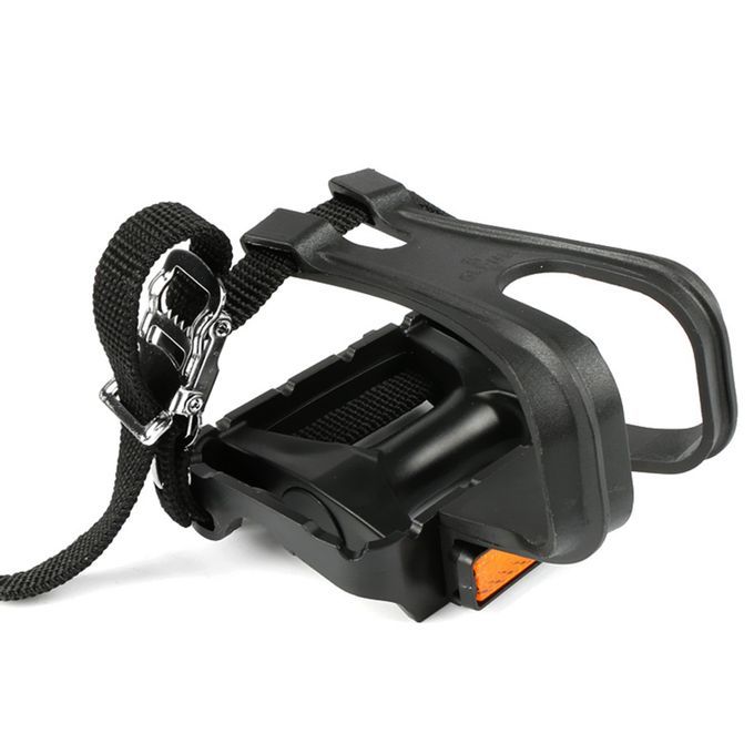 1 Pair Durable Mountain Bicycle Road Bike Pedal Toe Cage/Clip/Strap