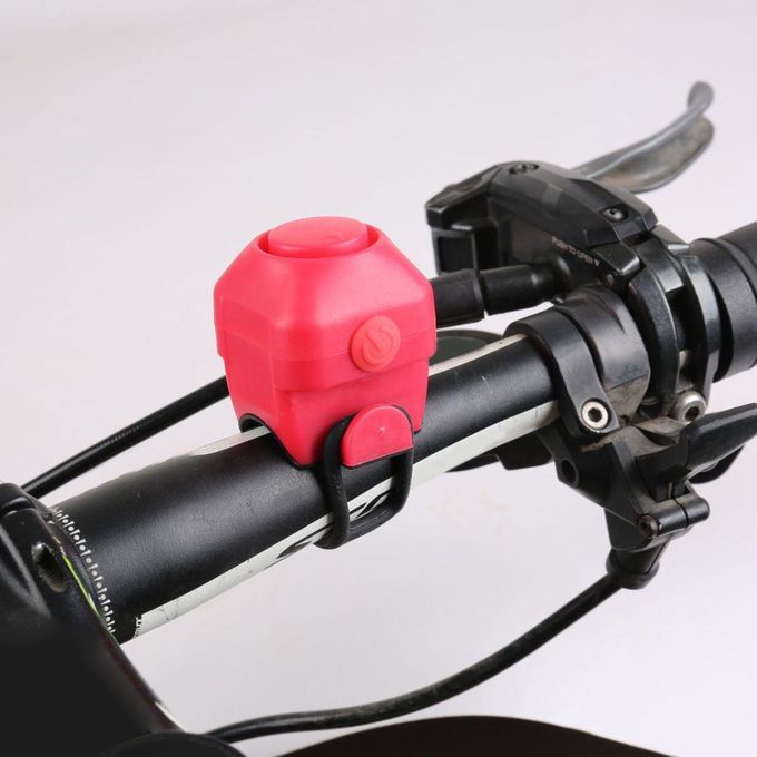 Silicone Electric Bike Horn MTB Road Bicycle Ring Tricycle Bell Red