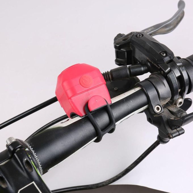 Silicone Electric Bike Horn MTB Road Bicycle Ring Tricycle Bell Red