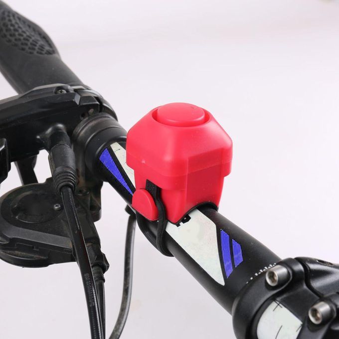 Silicone Electric Bike Horn MTB Road Bicycle Ring Tricycle Bell Red
