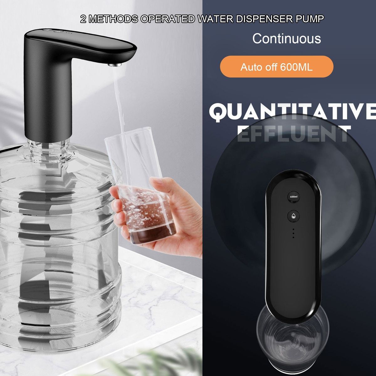 Water Bottle Pump Portable Electric Water Dispenser USB