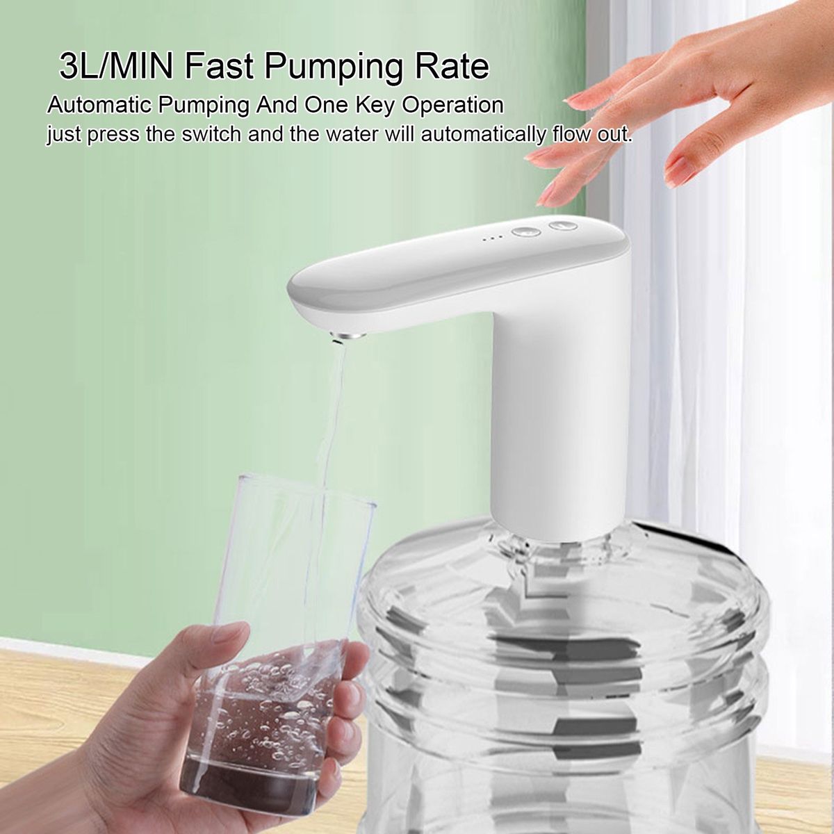 Water Bottle Pump Portable Electric Water Dispenser USB