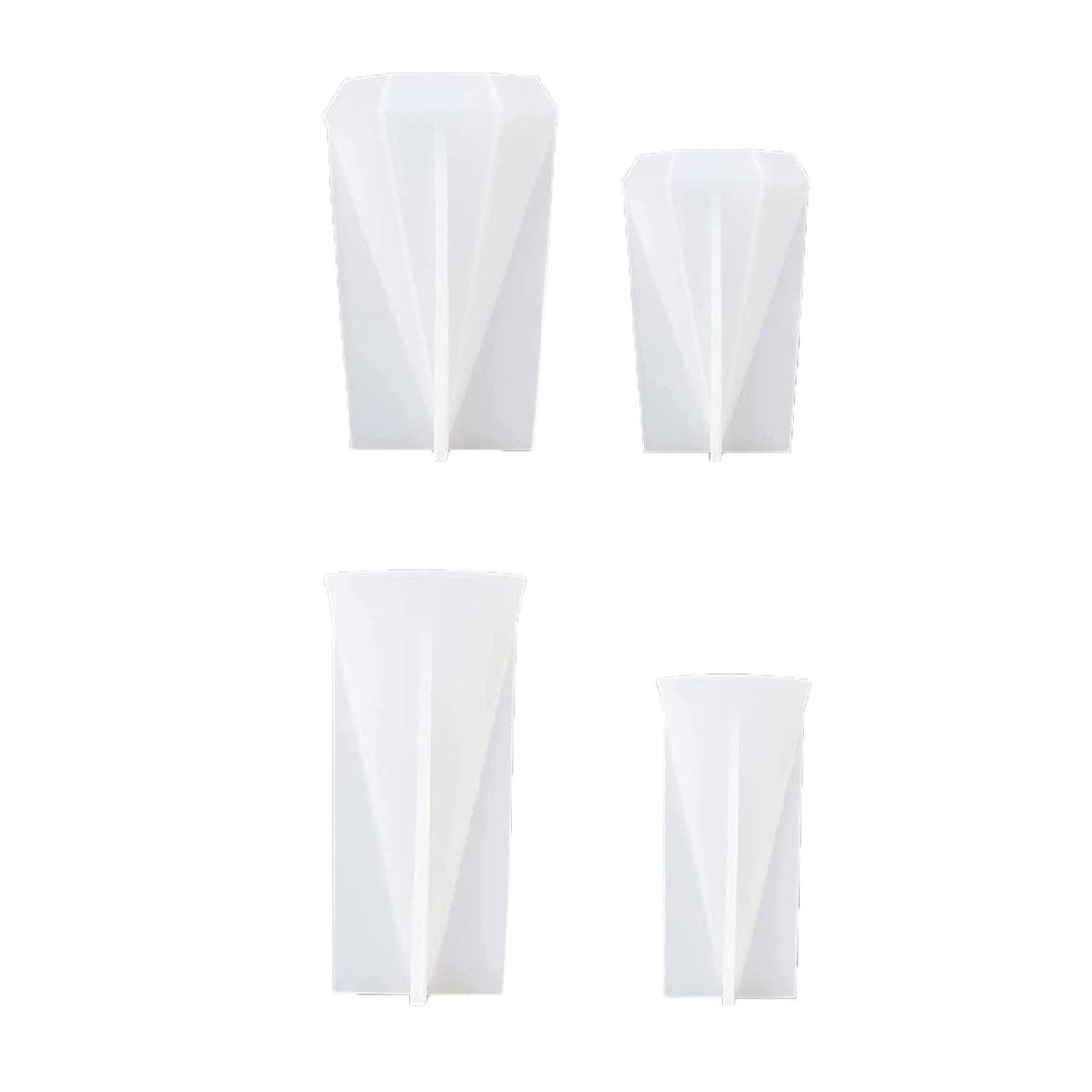 4 Pcs Cone Ring Holder Resin Molds, Silicone Resin Molds