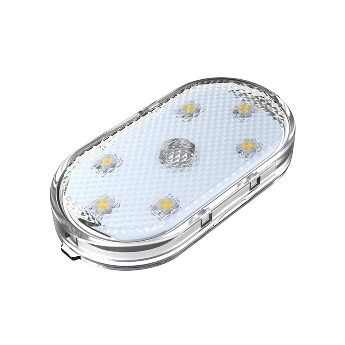 Design Car Light 7 Colors Magnetic Car Ambient Light Usb Rechargeable White