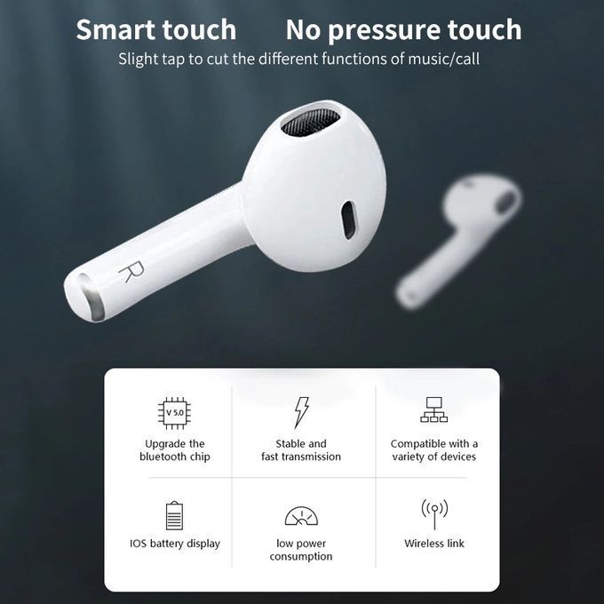 Headphones Bluetooth Earphones Earbuds Ear Bods Stereo Sport